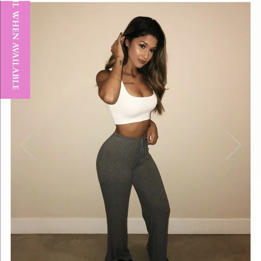 OOTD Fash Chrissy Flare pants size small